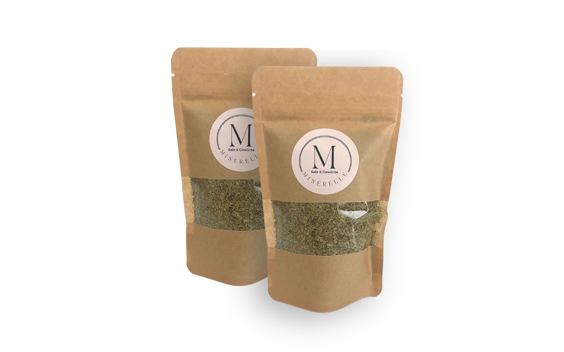 Bio Oregano gerebelt im wiederverschliessbarem standbeutel 