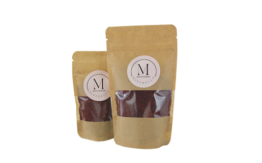 bio sumach im wiederverschlissbarem standbeutel