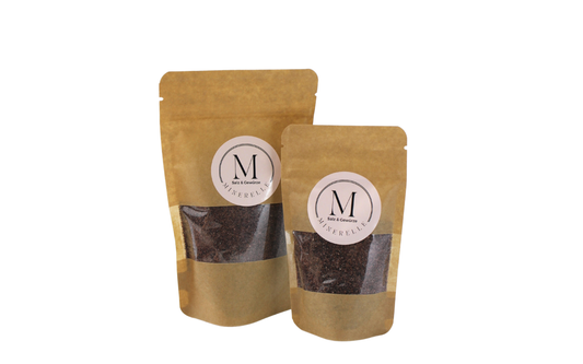 kala namak salz im wiederverschliessbarem standbeutel 