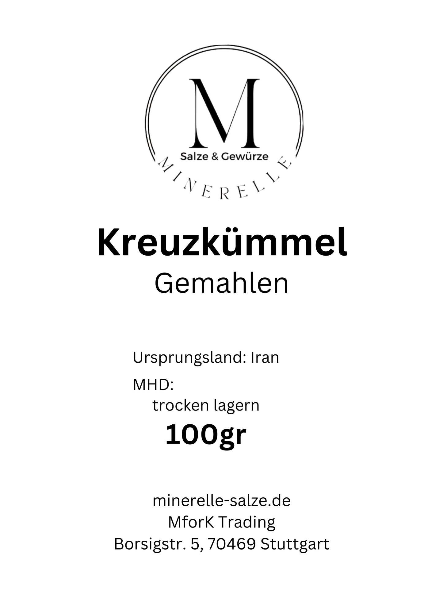 Bio Kreuzkümmel, gemahlen - Minerelle
